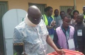 Ekiti Guber: PDP Warns INEC Against Alteration of Results Governor Ayodele Fayose casting his vote in Afao Ekiti on Saturday…