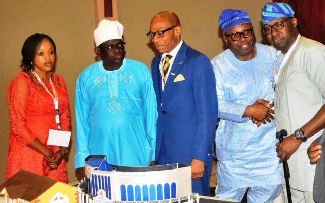 From left: Special Adviser to Oyo state governor on Education, Dr Bisi Akin-Alabi, Chief of staff to Oyo state governor, Dr. Gbade Ojo, President, Nigerian-British Business Forum, Mr. Afolabi Andu, Oyo SSG, Alh. Olalekan Alli and Medical Director, Liberty-Life Hospital, Lagos, Dr. Benjamin Olowojebutu at the event…