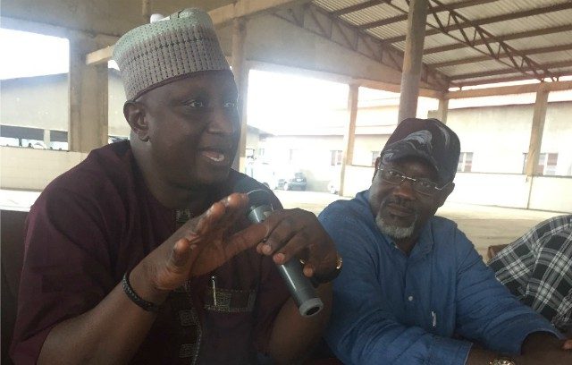 Basorun Adekunle Oladeji, the Executive Chairman of Aare Latoosa LCDA, Ibadan, left, with Toye Arulogun, the Commissioner for Information, Culture and Tourism in Oyo State at the meeting…
