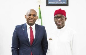 Delta State Hosts Tony Elumelu, Promised N500m To Create Entrepreneurship Programme Founder of the Tony Elumelu Foundation(TEF) and Chairman of UBA Plc, Mr. Tony Elumelu, during the visit to the State House in Asaba, Delta State on Thursday…