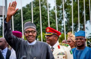 Pix: Buhari Makes Triumphant Return To Abuja President Muhammadu Buhari...on arrival in Abuja...