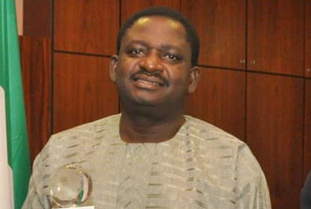 Mr Femi Adesina...expected in PMParrot's Office, Space FM Radio...