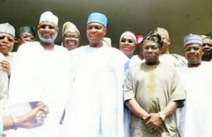 Obasanjo Hosts Bukola Saraki In Abeokuta Ex President Olusegun Obasanjo, Dr Bukola Saraki and others in Abeokuta on Monday…