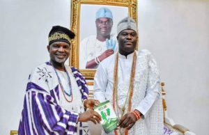Day Oloye Lekan Alabi Paid A Visit To The Ooni Of Ife Oloye Lekan Alabi, left, with the Oonirisa, Oba Adeyeye Ogunwusi…