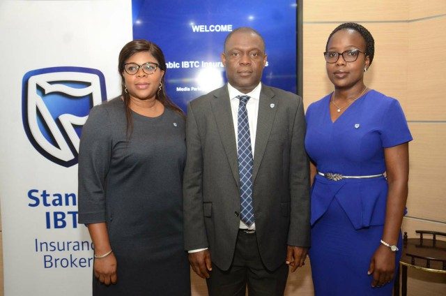 Head, Business Development, Ibiyemi Mezu; Chief Executive, Anselem Igbo; and Chief Operating Officer, Sakeenat Bakare; all of Stanbic IBTC Insurance Brokers Limited, at the media parley organized by the broker in Lagos recently…