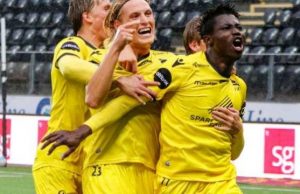 How Adeleke Akinyemi Scored His First Goal For IK Start Adeleke Akinyemi