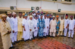 Resign Now, Ajimobi Tells His Appointees With Aspirations Governor Abiola Ajimobi and APC gubernatorial aspirants in Oyo State...on Saturday...