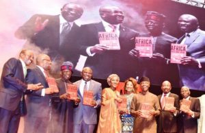 Jim Ovia’s Book Launch: Day Ambode Alluded To Tinubu’s Power Asiwaju Tinubu, Governor Akinwunmi Ambode and others at the event...