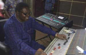 Photo: When Ebenezer Obey Opened Mega Multi-Purpose Recording Studio In Abeokuta Professor Ebenezer Obey-Fabiyi...in the studio...
