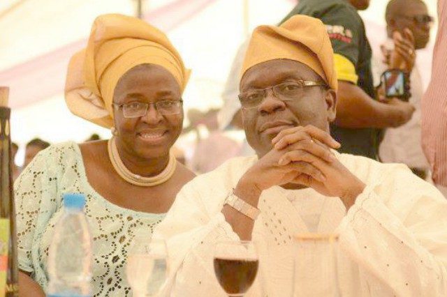 Gbenro Adegbola and wife, Funsho...