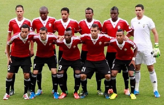 The powerful Libyan team...