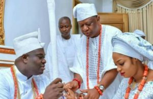 Ooni’s New Queen: Palace Says All Rites Have Been Performed The Ooni of Ife, Oba Adeyeye Ogunwusi, left, with his new Queen, Moronke Naomi Silekunola...