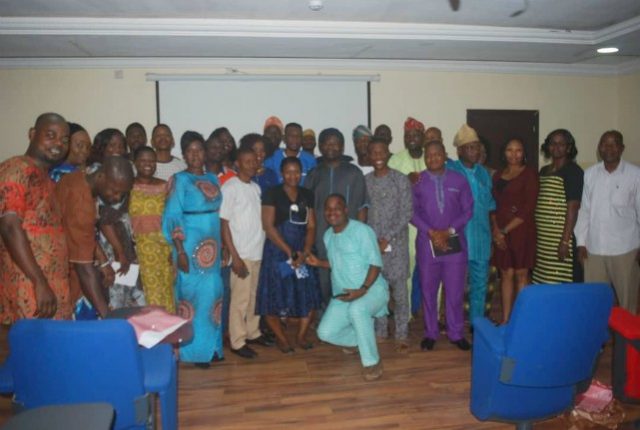 Participants and organizers in a group photograph shortly after the workshop…