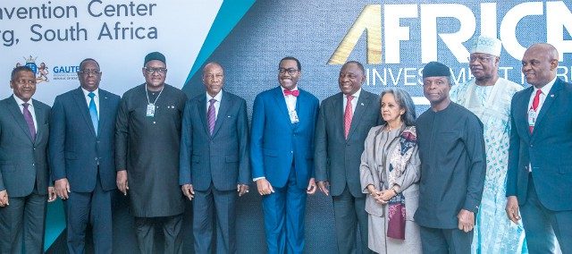 Vice President of Nigeria Yemi Osinbajo in a family photo consisting of other African Presidents and captains of industries…is South Africa…