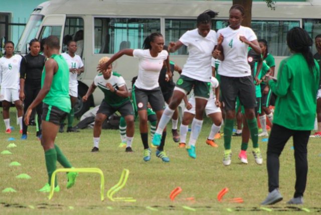 Super Falcons...in their Epe, Lagos State camp...