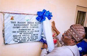 Day IUFMP Office Complex Was Commissioned In Ibadan By Ajimobi Governor Abiola Ajimobi of Oyo State at the event...