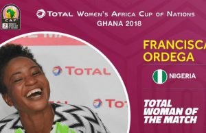 2018 Africa Women’s Cup Of Nations: How Ordega Got Voted MVP In Falcons’ Win Francisca Ordega