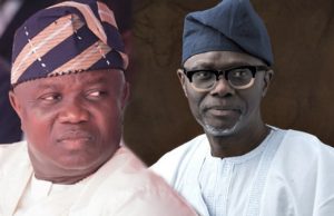 Sanwo-Olu Says He Does Not Have Any Rancour With Ambode Akinwunmi Ambode, left, with Babajide Sanwo-Olu...no more rancour...(dailytimes.ng photo)