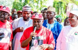 Day Senator Buhari, Hon. Adeagbo Gave Back To Constituents R-L: Hon Niyi Adeagbo, Senator Abdulfatai Buhari and others at the event...