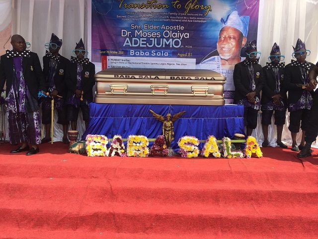 The splendid arrangement for the lying-in-state of Snr Elder (Apostle) Dr Moses Olaiya Adejumo, MON...in Ibadan on Wednesday...