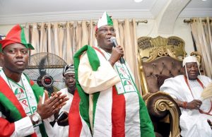 Atiku In Ibadan, Promises A Better Nigeria, See Images PDP's Atiku Abubakar, addresses the Olubadan of Ibadanland and others....