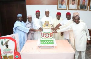 How PDP Celebrated Saraki At 56 Dr Bukola Saraki being celebrated on his birthday on Wednesday...