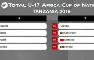 2019 Africa U-17 Cup of Nations: Eaglets Draw Hosts Tanzania, Angola, Uganda In Group A