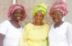 One Year Anniversary: Gilgal Voices Recount Blessings L-R: Mrs. Bosede Oguntade, Group Matron, Chief (Mrs.) Adeleke and Mrs. Deborah Alalade at the event