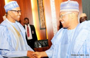 76th Birthday: Buhari Receives Congratulatory Note From Babangida President Muhammadu Buhari, left, with General Ibrahim Babangida...