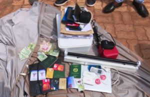 Day EFCC Raided Homes Of Alleged Internet Fraudsters ...some of the recovered items by EFCC...
