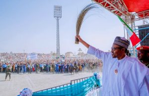 Presidential Poll’s Victory: Buhari Congratulated By UK Government President Muhammadu Buhari...in Bauchi...acknowledges his people...