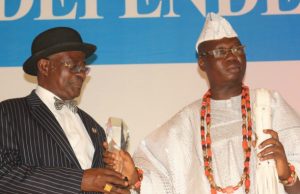 Photo: When Gani Adams Was Honoured By Daily Independent Newspaper Iba Gani Adams, right, receiving his award...