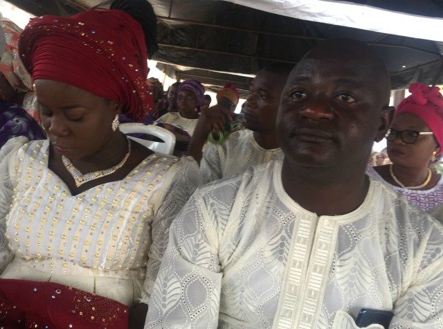 Evangelist Ajibola Ogunkeyede, UfitFly boss and his wife at the burial service...