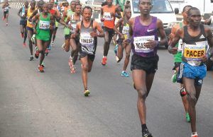 Fourth Edition Of Lagos City Marathon Begins Lagos City marathoners on Saturday morning...(guardian.ng image)