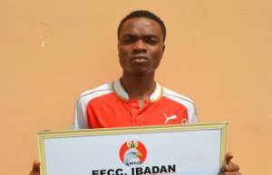 Three Arraigned For Internet Fraud By EFCC ...Agboola Taiwo...one of those arraigned by EFCC...