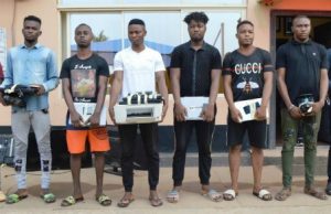 Again, EFCC Nabs 8 Suspected Internet Fraudsters In Ibadan ...the suspects...arrested by EFCC in Ibadan...