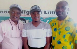 The Battle I Fought With My Dad Before Getting His Nod To Contest – Oyo House Of Assembly Member-Elect, Yusuf Adebisi, Taye Currency’s Son L-R: Olayinka Agboola, the Editor-in-Chief at PMParrot/Parrot Xtra Magazine, Yusuf Oladeni Adebisi and Olanrewaju Agiri, Sports Editor…during the visit…