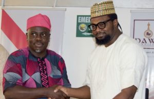 Development Of Southwest’s Creative Industry: DAWN Commission Partners AMFEST Mr Seye Oyeleye, the DG, Development Agenda for Western Nigeria (DAWN) Commission, left, with the rep of African Music Festival (AMFEST)...