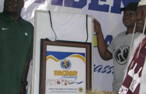 Olubadan Of Ibadan Leads Prominent Nigerians To Unveil Kayrom Lee’s RACBAR Academy R-L:The Olubadan of Ibadanland, Oba Saliu Adetunji, Ambassador Romoke Ayinde and others at the event...