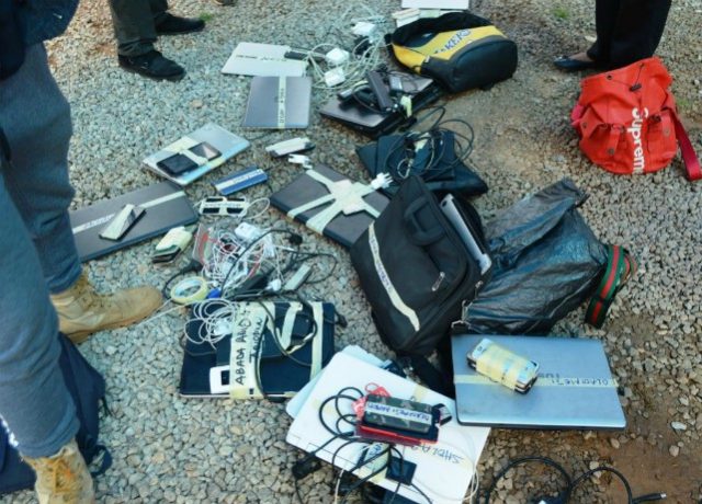 ...some of the items recovered from the suspected 'Yahoo-Yahoo' boys by EFCC operatives...
