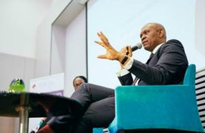 Day Tony Elumelu Foundation Hosted European Commission, Leading Development Finance Institutions and Think Tanks In Brussels Tony Elumelu, CON engaging the distinguished audience at the convening on Africa’s economic transformation convened by the Tony Elumelu Foundation in Brussels