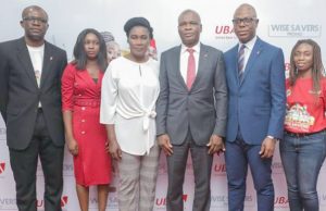 Wise Savers’ Promo: UBA Rewards 20 More Customers With N30m L-R: Head, Brand Management, United Bank for Africa (UBA) Plc. Lashe Osoba; Officer,, Lagos Lottery Board, Nike Oyebamiji; Head Lagos Office, Consumer Protection Council, (CPC) Susie Onwuka; Executive Director, UBA Plc, Liadi Ayoku; Head, FMCG, UBA Plc. Isiuwe Chike; and Mass Retail/Agent Banking Manager, UBA Plc, Bolajoko Agunlejika at the 2nd Quarterly Draw of UBA Wise Savers Promo where 20 Savings Account Holders won N1.5m each, in Lagos…