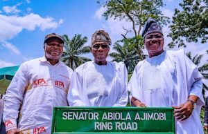 How Poor Policy Implementation Is Killing Nigeria’s Agricultural Sector -Obasanjo L-R: Director-General, International Institute of Tropical Agriculture, Dr Nteranya Sanginga; former President Olusegun Obasanjo and Governor of Oyo State, Senator Abiola Ajimobi, during the unveiling of the institute's circular road named after the governor, at IITA, Ibadan...