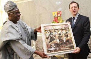 Photo: When Oyo’s Gov Ajimobi Hosted French Envoy In Ibadan The Governor of Oyo State, Senator Abiola Ajimobi, left, with Ambassador of France to Nigeria and ECOWAS, Mr Jerome Pasquier, during the visit…