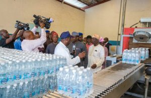 Ekiti Rehabilitates Gossy Water Plant, 300 Youths To Be Employed ...when Governor Kayode Fayemi officially 'brought' life back to 'Gossy Water'...