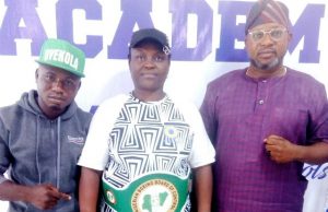 Aftermath Of GOTV Boxing Night: Kayrom Lee Offers Oyo Boxers Health Insurance CEO Kayrom Lee, Amb. Romoke Ayinde (middle) and the National title belt holder Ridwan Oyekola Scorpion (left) and the Chairman NBBofC Oyo State chapter, Hon Gbenga Opaleye (right) during a belt presentation in Ibadan…