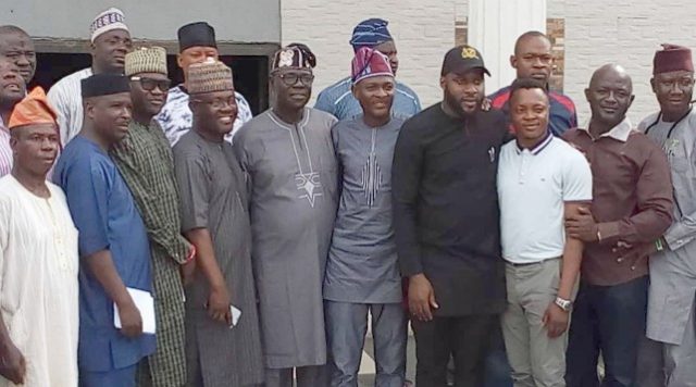 ...some of the Members-Elect, with the Speaker of the Oyo State House of Assembly, Hon Olagunju Ojo...