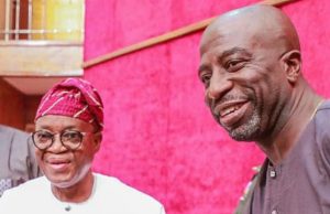 Victory At Appeal Court: Muyiwa Ige Joins Others To Congratulate Oyetola Arc Muyiwa Ige, right, with Governor Gboyega Oyetola...