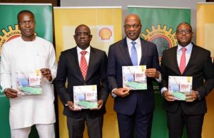 Shell To Provide 2,400MW Electricity From New Gas Supply Project L-R: General Manager External Relations of Shell Petroleum Development Company (SPDC), Mr. Igo WelI; Managing Director, Shell Nigeria Exploration and Production Company (SNEPCo), Engineer Bayo Ojulari; Managing Director, The Shell Petroleum Development Companies of Nigeria Limited and Country Chair, Shell Companies in Nigeria, Osagie Okunbor; Managing Director and Shell Nigeria Gas, Mr. Ed Ubong at the Launching of the 2019 Shell Nigeria Briefing Notes…