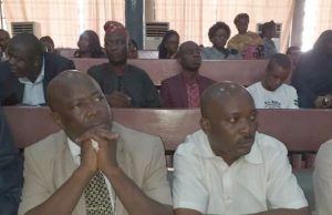 Ajimobi To Recipients Of Justices Of Peace: Always Promote Tranquility Mr Sunday Amoo, JP, left, and others at the event...